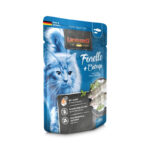 Leonardo Pouch Trout & Catnip Υγρή Τροφή Γάτας Πέστροφα & Catnip 85g