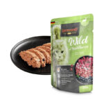 Leonardo Pouch Wild & Blueberries Υγρή Τροφή Γάτας Κυνήγι & Μύρτιλα 85g