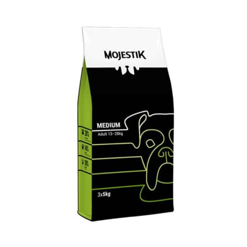 Mojestik Medium Adult Ξηρά Τροφή Σκύλου Μεσαίων Φυλών 13-28kg Κοτόπουλο & Ψάρι