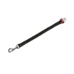 Flexi Vario Soft Stop Belt Ελαστική Προέκταση Οδηγού Ιμάντα Μαύρο