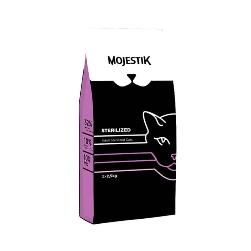 Mojestik Sterilized Adult Ξηρά Τροφή Γάτας Ενήλικες Στειρωμένες Κοτόπουλο 5kg