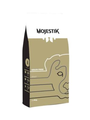 Mojestik Grain Free Adult Ξηρά Τροφή Σκύλου Ενήλικα, Υπερήλικα, Ευαίσθητα Κοτόπουλο & Ψάρι