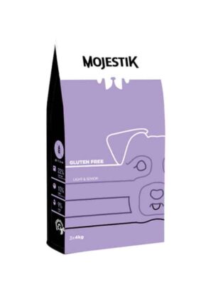 Mojestik Gluten Free Light & Senior Ξηρά Τροφή Σκύλου Ενήλικα, Υπερήλικα, Υπέρβαρα Μοσχάρι & Ρύζι