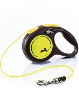 Flexi New Neon Reflective Cord Πτυσσόμενος Οδηγός Κορδόνι XSmall 3m