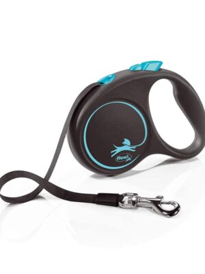 Flexi Black Design Tape Πτυσσόμενος Οδηγός Ιμάντας Small 5m