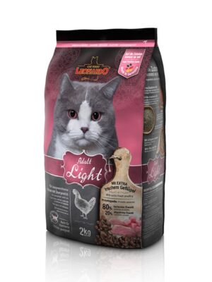 Leonardo Adult Light & Sterilised Ξηρά Τροφή Γάτας Στειρωμένες, Υπερήλικες, Mακρίτριχες, Κοτόπουλο
