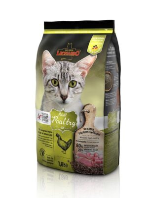 Leonardo Adult Poultry Grain Free Ξηρά Τροφή Γάτα Αλλεργίες, Ευαισθησίες Κοτόπουλο