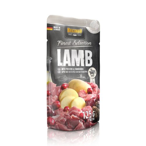 Belcando Pouch Lamb Υγρή Τροφή Σκύλων Αρνί, Πατάτες & Βατόμουρα