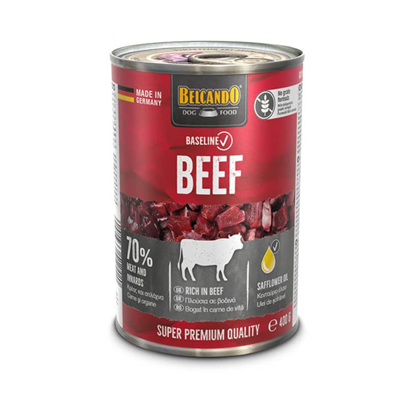 Belcando Baseline Beef Grain Free Κονσέρβα Υγρή Τροφή Σκύλων Βοδινό