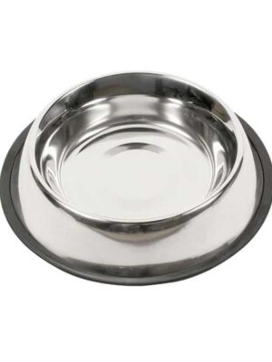 Duvo Classic Fix Inox Μπολ Με Λάστιχο Σκύλου & Γάτας