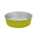 Duvo Dinner Time Matt Fix Inox Μπολ Με Λάστιχο Πράσινο 750ml
