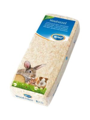 Duvo Wood Fibre Ροκανίδι Τρωκτικών Χωρίς Άρωμα 1kg
