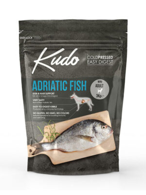 Kudo Adriatic Fish Adult Mini Ξηρά Τροφή Σκύλων Ψάρι 3kg