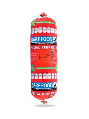 Barffood Special Beef Recipe Ωμή Τροφή Σκύλου Μοσχάρι 1kg