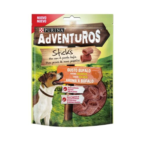 Purina Adventuros Mini Sticks Λιχουδιά Σκύλου Βούβαλο 90gr