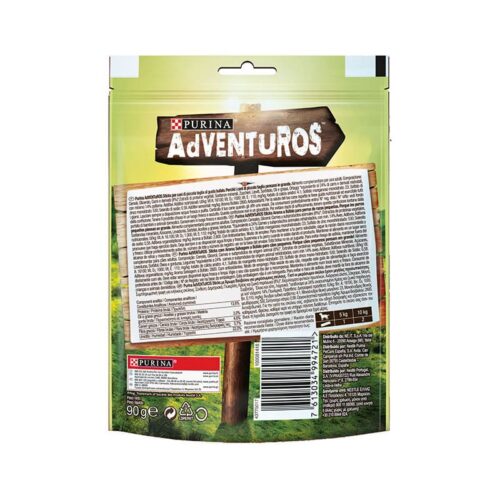Purina Adventuros Mini Sticks Λιχουδιά Σκύλου Βούβαλο 90gr