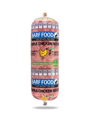 Barffood Simple Chicken Recipe Ωμή Τροφή Σκύλου Κοτόπουλο 1kg