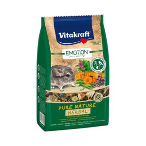 Vitakraft Emotion Pure Nature Herbal Πλήρης Τροφή Για Τσιντσιλά 600kg