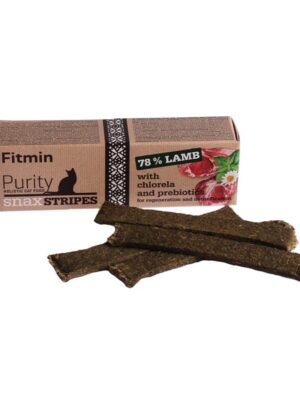 Fitmin Purity Snax Stripes Lamb Λιχουδιά Γάτας Αρνί 35g