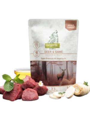 Isegrim Roots Adult Forest Deer & Game Πατέ Σκύλου Ελάφι & Κυνήγι 410gr