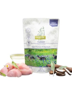 Isegrim Roots Adult Mountain Turkey Πατέ Σκύλου Γαλοπούλα 410gr
