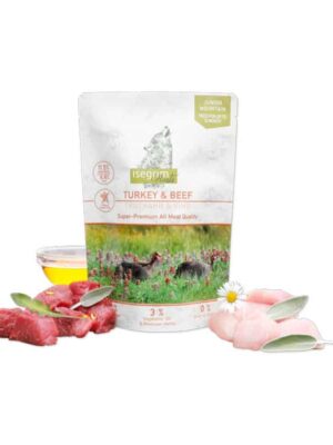 Isegrim Roots Junior Mountain Turkey & Beef Πατέ Σκύλου Γαλοπούλα & Μοσχάρι 410gr