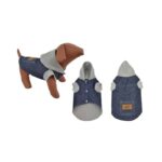 Woofmoda M933-1301 Μπουφάν Σκύλου Τζιν Indigo