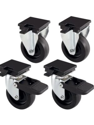 Ferplast Kit Wheels L388B Σετ Τροχών Κλουβιού Μεταφοράς