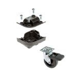 Ferplast Kit Wheels L442 Σετ Τροχών Κλουβιού Μεταφοράς Αυτοκινήτου Σκύλου