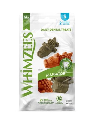 Whimzees Daily Dental Treat Alligator Οδοντική Λιχουδιά Σκύλου Αλιγάτορας