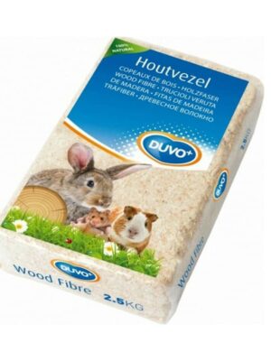 Duvo Wood Fibre Ροκανίδι Τρωκτικών Χωρίς Άρωμα 2.5kg