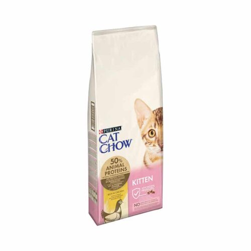 Purina Cat Chow Kitten Ξηρά Τροφή Για Γατάκια, Έγκυες & Θηλάζουσες Κοτόπουλο 15kg