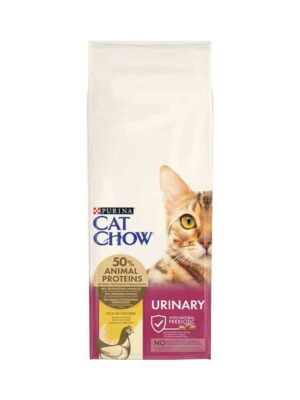 Purina Cat Chow Urinary Ξηρά Τροφή Γάτας Ουροποιητικό Συστήμα Κοτόπουλο 15kg