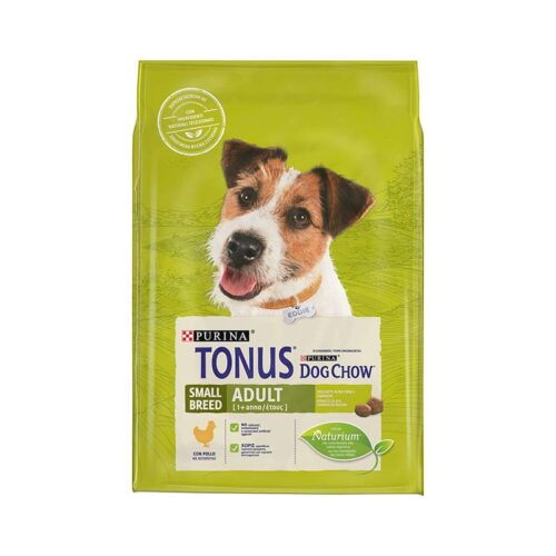 Purina Tonus Dog Chow Small Breed Adult Ξηρά Τροφή Σκύλου Μικρόσωμων Φυλών Κοτόπουλο 2.5kg