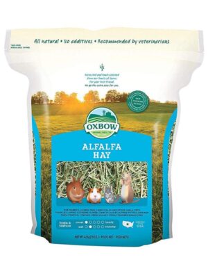 Oxbow Alfalfa Hay Χόρτο Συμπλήρωμα Διατροφής Για Φυτοφάγα  425gr