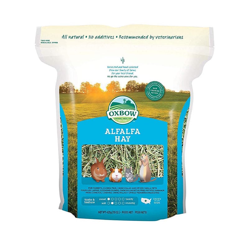 Oxbow Alfalfa Hay Χόρτο Συμπλήρωμα Διατροφής Για Φυτοφάγα  425gr