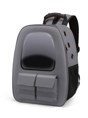Glee Τσάντα Μεταφοράς Backpack Σκύλου & Γάτας Hiking Γκρι