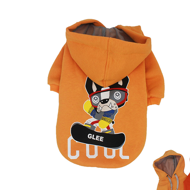 Glee Luno Hoodie Φούτερ Σκύλου Κίτρινο Pit Bull Cool Medium